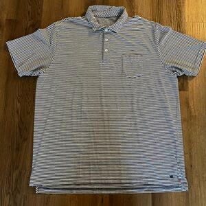 Peter Millar Polo Summer Comfort White/Navy